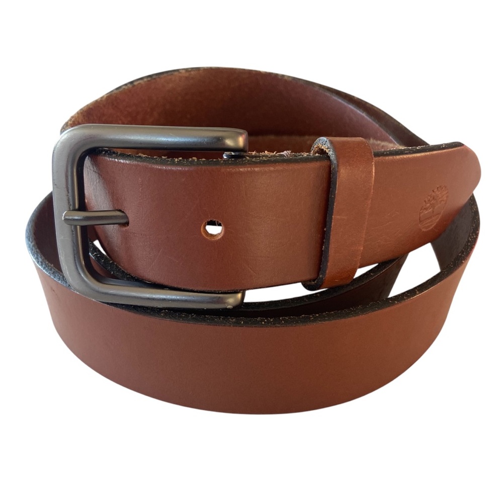 Timberland Brown Leather Belt 46